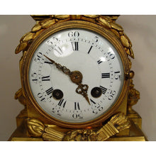 Load image into Gallery viewer, A Small Size Lovely French Louis XVI Style White Carrera Marble And Gilt Bronze Clock