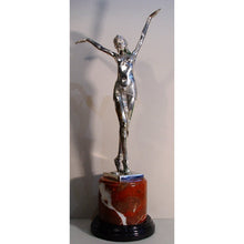 Load image into Gallery viewer, DEMETRE CHIPARUS | DANCER WITH SCARAB HALTER A GILT-BRONZE FIGURE, CIRCA 1925