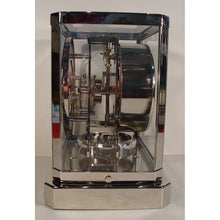 Load image into Gallery viewer, A Rhodium Plated 1953 Jaeger Bell-Jar Model Swiss Atmos Clock With A White Dial