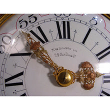 Load image into Gallery viewer, An English Edwardian Flame Mahogany And Satinwood Banded Bracket Clock Retailed by J.W Benson