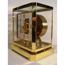 Load image into Gallery viewer, A Rarer Square Dial 1960 Jaeger Le Coultre bell-jar case Swiss atmos clock