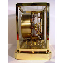 Load image into Gallery viewer, A Rarer Square Dial 1960 Jaeger Le Coultre bell-jar case Swiss atmos clock