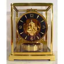 Load image into Gallery viewer, A Very Rare Black Dial 1980’s Jaeger Le Coultre Classic Model Swiss Atmos Clock