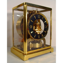 Load image into Gallery viewer, A Very Rare Black Dial 1980’s Jaeger Le Coultre Classic Model Swiss Atmos Clock