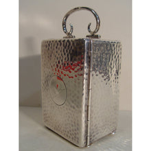 Load image into Gallery viewer, A 1903 Large Silver 8-day Birmingham Hallmarked Timepiece Clock By Henry Matthews