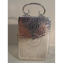 Load image into Gallery viewer, A 1903 Large Silver 8-day Birmingham Hallmarked Timepiece Clock By Henry Matthews