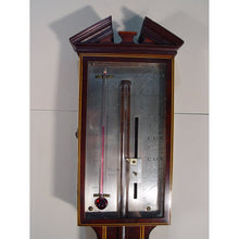 Load image into Gallery viewer, A POZZOBY LONDON A LATE 18TH CENTURY BOXWOOD AND EBONY INLAID MAHOGANY STICK BAROMETER