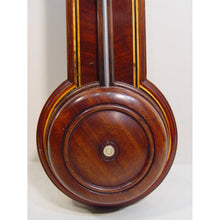 Load image into Gallery viewer, A POZZOBY LONDON A LATE 18TH CENTURY BOXWOOD AND EBONY INLAID MAHOGANY STICK BAROMETER
