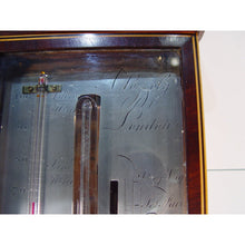 Load image into Gallery viewer, A POZZOBY LONDON A LATE 18TH CENTURY BOXWOOD AND EBONY INLAID MAHOGANY STICK BAROMETER