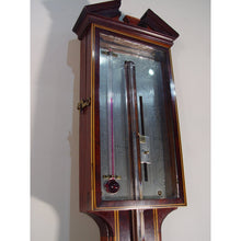 Load image into Gallery viewer, A POZZOBY LONDON A LATE 18TH CENTURY BOXWOOD AND EBONY INLAID MAHOGANY STICK BAROMETER
