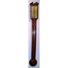 Load image into Gallery viewer, A POZZOBY LONDON A LATE 18TH CENTURY BOXWOOD AND EBONY INLAID MAHOGANY STICK BAROMETER
