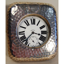 Load image into Gallery viewer, A Turn Of The Century English/French 8-Day Goliath Silver London Hallmarked Timepiece