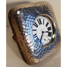 Load image into Gallery viewer, A Turn Of The Century English/French 8-Day Goliath Silver London Hallmarked Timepiece