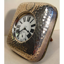 Load image into Gallery viewer, A Turn Of The Century English/French 8-Day Goliath Silver London Hallmarked Timepiece