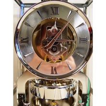 Load image into Gallery viewer, A Rare Early 1950's Rhodium Plated Jaeger Le Coultre Classic Model Swiss Atmos Clock With Roman Numerals