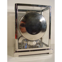 Load image into Gallery viewer, A Rare Early 1950's Rhodium Plated Jaeger Le Coultre Classic Model Swiss Atmos Clock With Roman Numerals