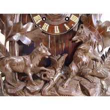 Load image into Gallery viewer, A Large Black Forest 8-day Twin Fusee Table Standing Cuckoo Clock By Beha,