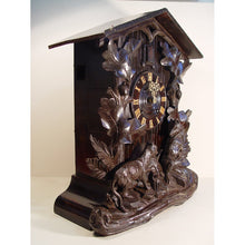 Load image into Gallery viewer, A Large Black Forest 8-day Twin Fusee Table Standing Cuckoo Clock By Beha,