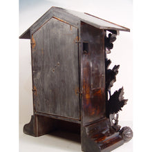 Load image into Gallery viewer, A Large Black Forest 8-day Twin Fusee Table Standing Cuckoo Clock By Beha,