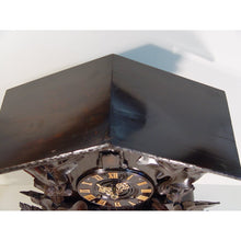 Load image into Gallery viewer, A Large Black Forest 8-day Twin Fusee Table Standing Cuckoo Clock By Beha,
