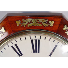 Load image into Gallery viewer, An Octagonal English Late Victorian Rosewood And Brass Inlay 12-inch Dial Clock Retailed By Castell, London,