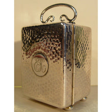 Load image into Gallery viewer, A 1904 Small Silver 8-day London Hallmarked Timepiece Clock