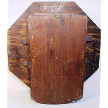 Load image into Gallery viewer, An Octagonal English Late Victorian Rosewood And Brass Inlay 12-inch Dial Clock Retailed By Castell, London,