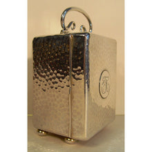 Load image into Gallery viewer, A 1904 Small Silver 8-day London Hallmarked Timepiece Clock