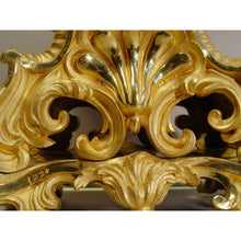 Load image into Gallery viewer, A French 1830's Gilt Bronze Rococo Mantel Clock By Le Roy, Paris