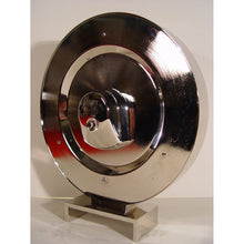 Load image into Gallery viewer, A 1960's Electro / Mechanical Wind Kienzle Nickell Plated World Time Desk Table Clock,
