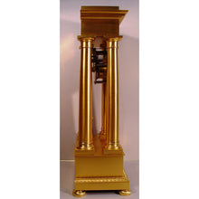 Load image into Gallery viewer, A Stunning Gilt Bronze French Empire Portico Clock By August Lambelet Laine A Lyon