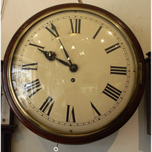 Load image into Gallery viewer, A Fine Quality English Late Victorian Mahogany 12-Inch Convex Dial Clock