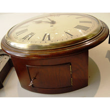 Load image into Gallery viewer, A Fine Quality English Late Victorian Mahogany 12-Inch Convex Dial Clock