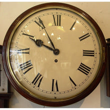 Load image into Gallery viewer, A Fine Quality English Late Victorian Mahogany 12-Inch Convex Dial Clock
