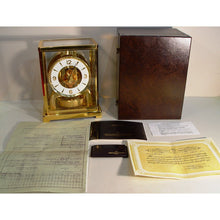 Load image into Gallery viewer, A Very Original And Good Condition 1980’s Jaeger Le Coultre Classic Model Swiss Atmos Clock With Box And Papers,