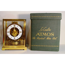 Load image into Gallery viewer, A 1960’s Jaeger Le Coultre Classic Model Swiss Atmos Clock With A Roman Dial Box And Papers