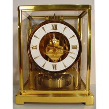 Load image into Gallery viewer, A 1960’s Jaeger Le Coultre Classic Model Swiss Atmos Clock With A Roman Dial Box And Papers