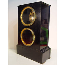 Load image into Gallery viewer, A 19th Century French Perpetual Calendar Slate Clock Retailed By Gabriel, London