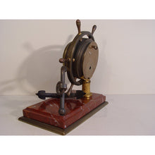 Load image into Gallery viewer, A French Late 19th Century Industrial Ships Wheel Timepiece Clock