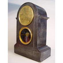 Load image into Gallery viewer, A 19th c French Perpetual Calendar/Equation Of time Slate Clock By Brocot