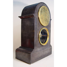 Load image into Gallery viewer, A 19th c French Perpetual Calendar/Equation Of time Slate Clock By Brocot