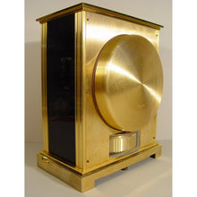 Load image into Gallery viewer, A Very Good Condition 1970’s Jaeger Le Coultre Swiss Atmos Clock With Black Enamel Sides