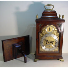 Load image into Gallery viewer, A George III Mahogany Bracket Clock By Stephen Hale, London, circa 1785
