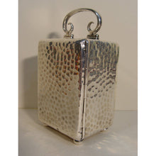 Load image into Gallery viewer, A 1901 Small Silver 8-day London Hallmarked Timepiece Clock By William Comyns