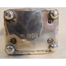 Load image into Gallery viewer, A 1901 Small Silver 8-day London Hallmarked Timepiece Clock By William Comyns