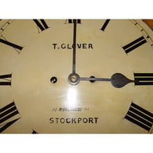 Load image into Gallery viewer, A 12- inch Double Fusee Honey Oak Wall Clock By T Glover, Stockport