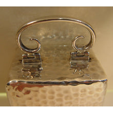 Load image into Gallery viewer, A 1901 Small Silver 8-day London Hallmarked Timepiece Clock By William Comyns