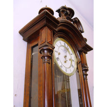 Load image into Gallery viewer, A Viennese Walnut Grande-Sonnerie Striking Regulator Wall Clock By Schonberger,