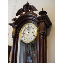 Load image into Gallery viewer, A Viennese Walnut Grande-Sonnerie Striking Regulator Wall Clock By Schonberger,