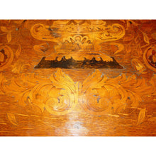 Load image into Gallery viewer, A DUTCH WALNUT, OAK AND MARQUETRY SERPENTINE CHEST OF DRAWERS